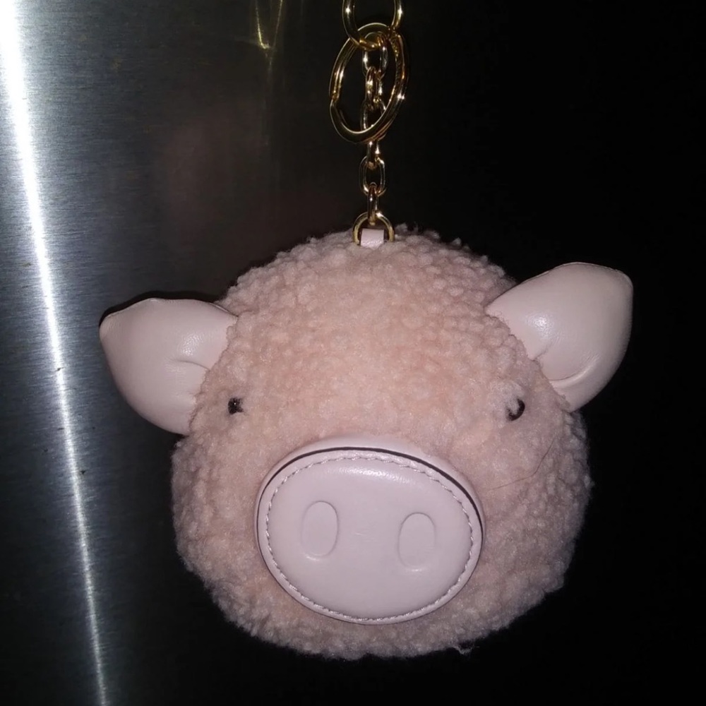 Tory Burch Pig keychain